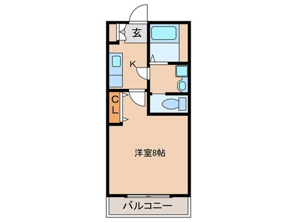 クレフラスト鳥神町の物件間取画像